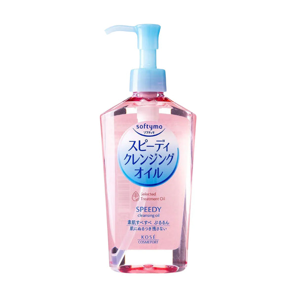 KOSE Softymo Speedy Cleansing Oil, uparfumeret, 240 ml
