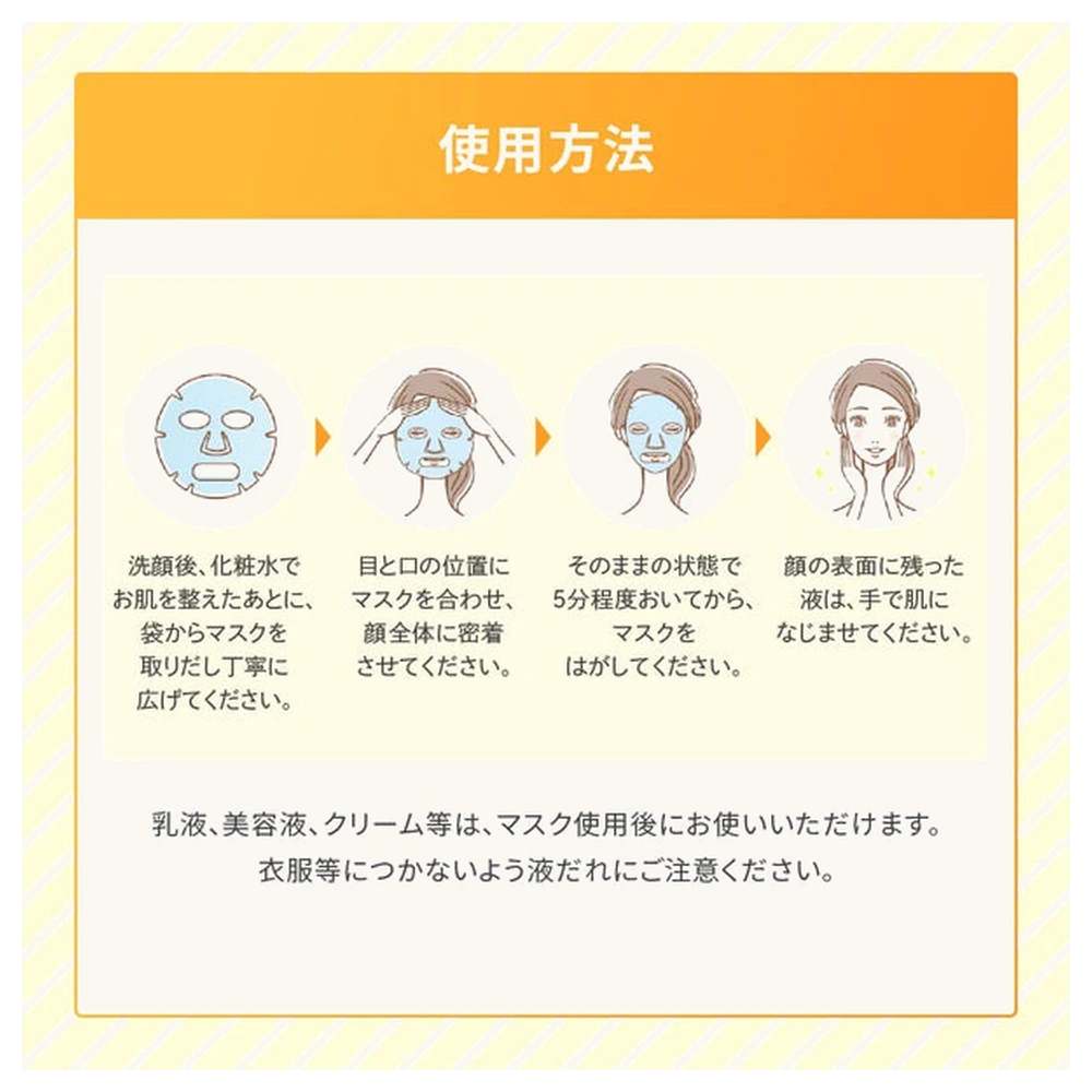 ROHTO MENTHOLATUM Melano CC Concentration Measures Mask (28 stk.)